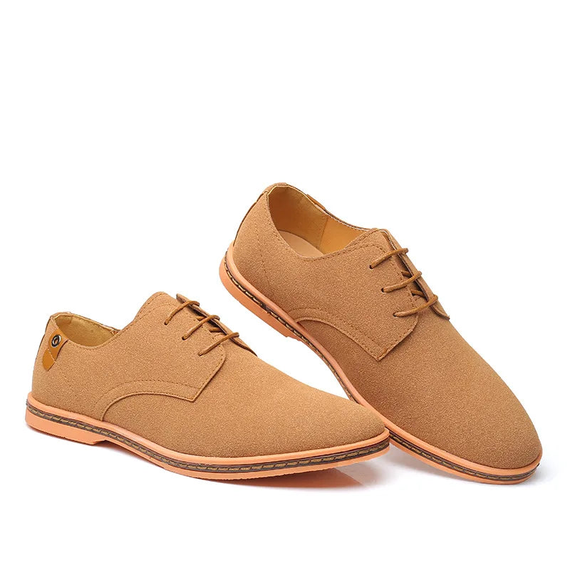 Mens Oxford Leather Comfortable Formal Shoes