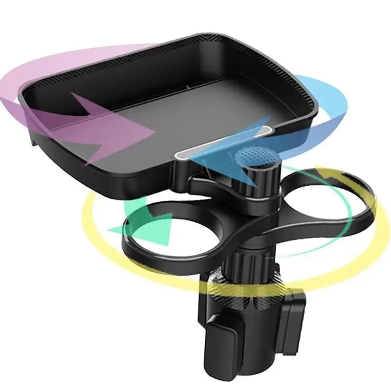Adjustable for 360°Rotating Car Seat Cup Holder