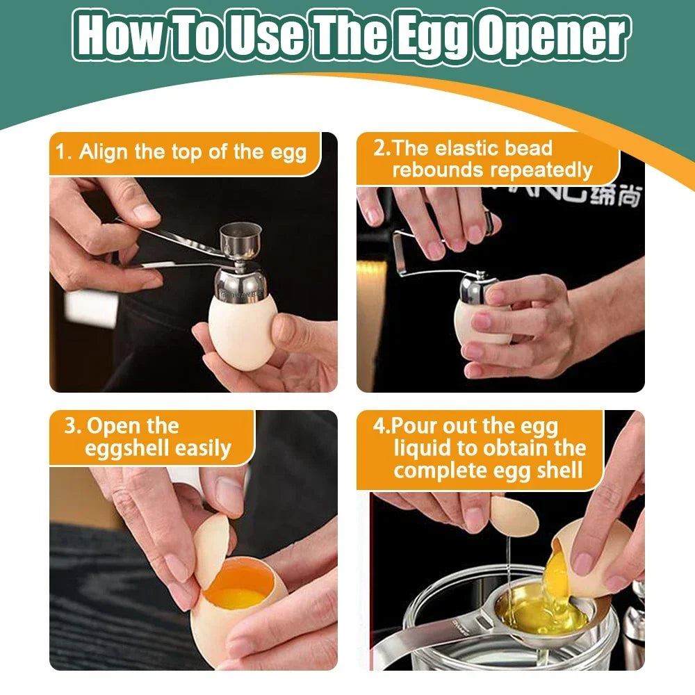 Metal Egg shell Opener