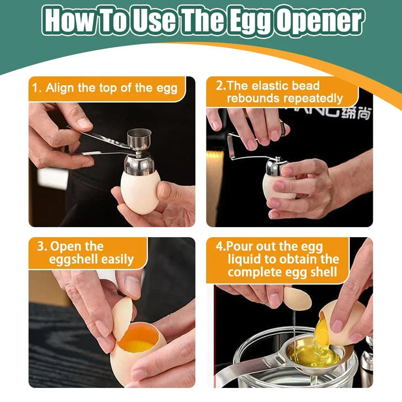 Metal Egg shell Opener