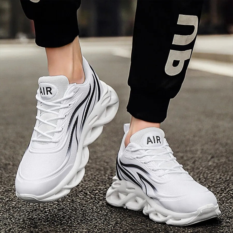 Men Flame Printed Sneakers