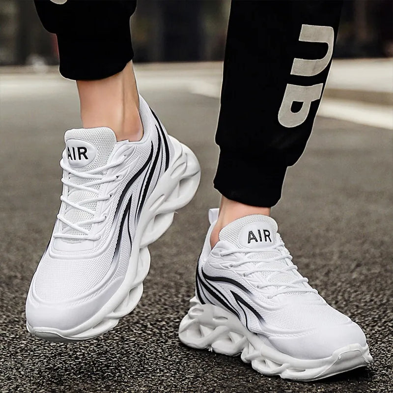 Men Flame Printed Sneakers