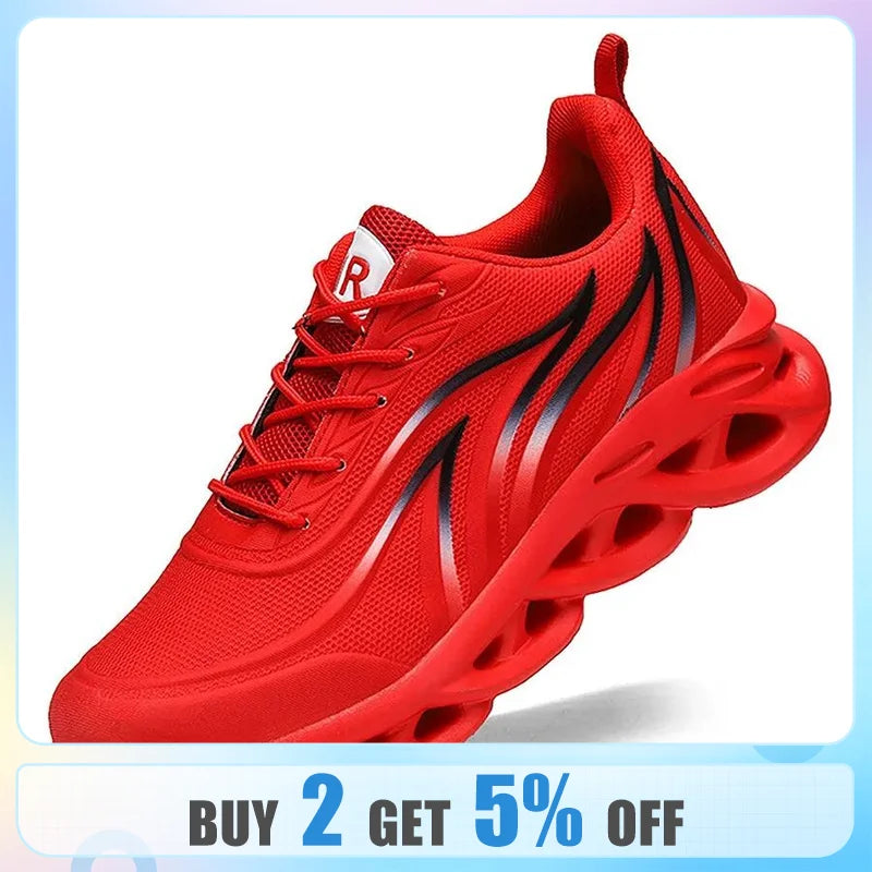 Men Flame Printed Sneakers