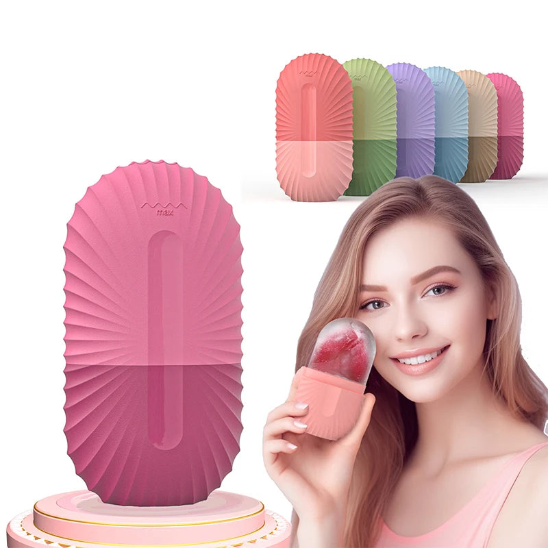 Silicone Freezing Beauty Swelling Face Massager