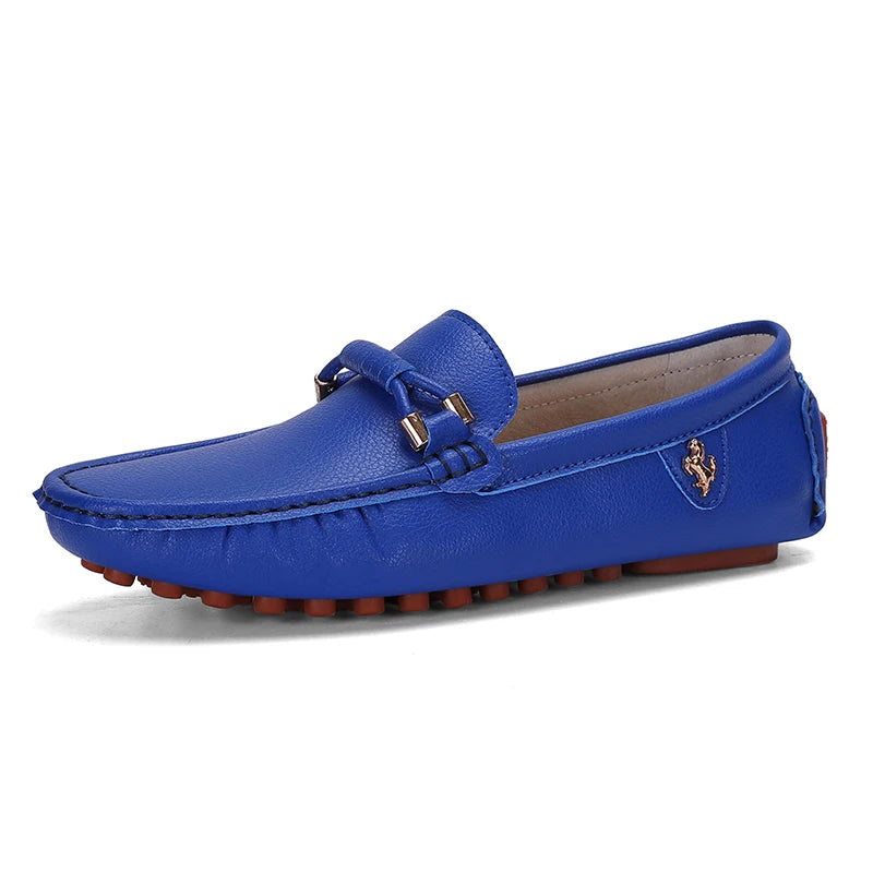 Green Leather Loafers