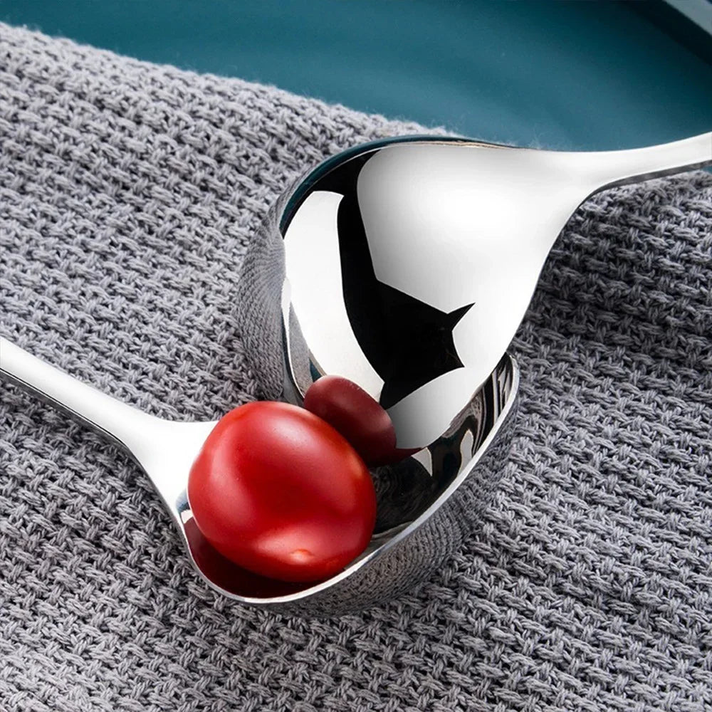 2/1Pcs Stainless Steel Spoon