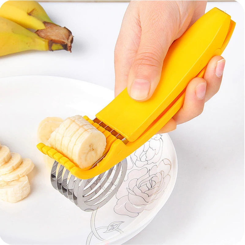 Slicer Stainless Steel Banana & Salad Cutter