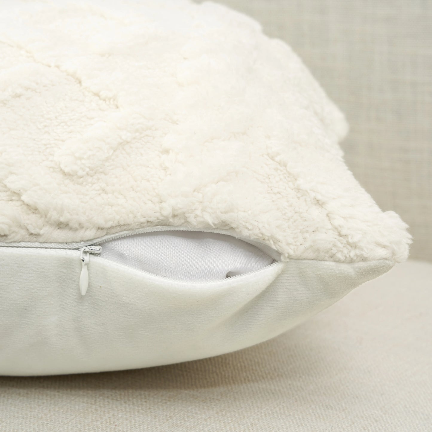 Retro Fluffy Soft Throw Pillow cover For Sofa
