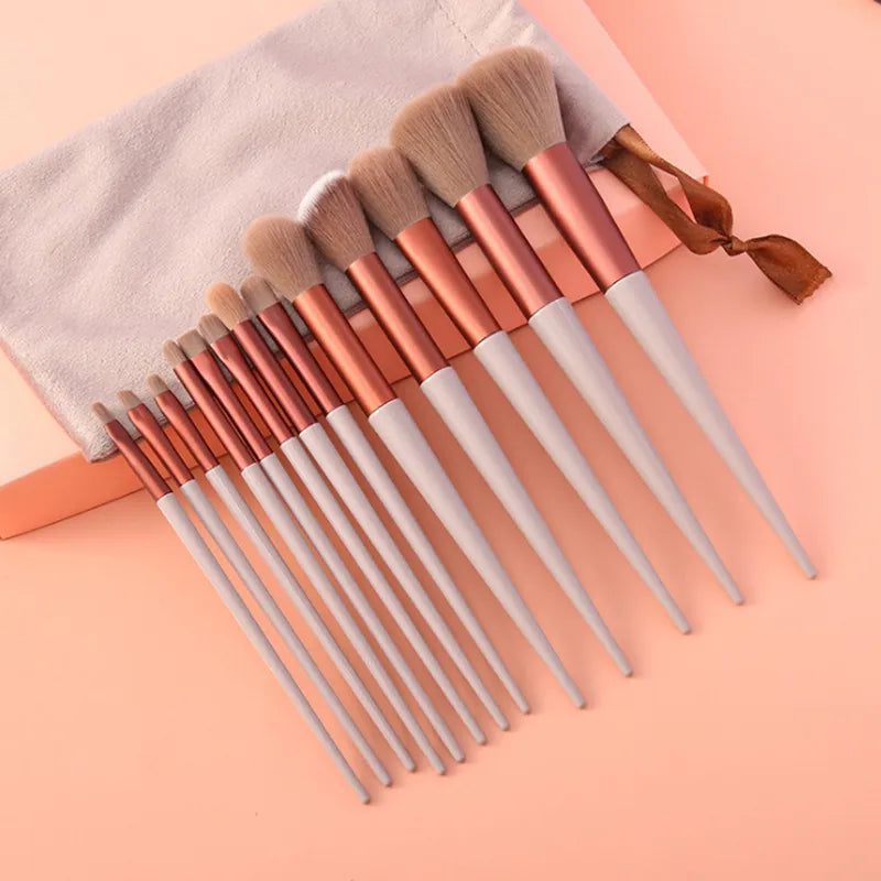 13/8Pcs Soft Fluffy Makeup Brushes Set
