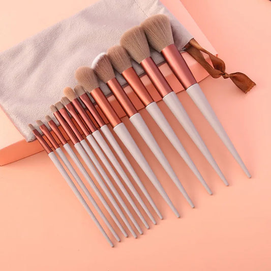 13/8Pcs Soft Fluffy Makeup Brushes Set