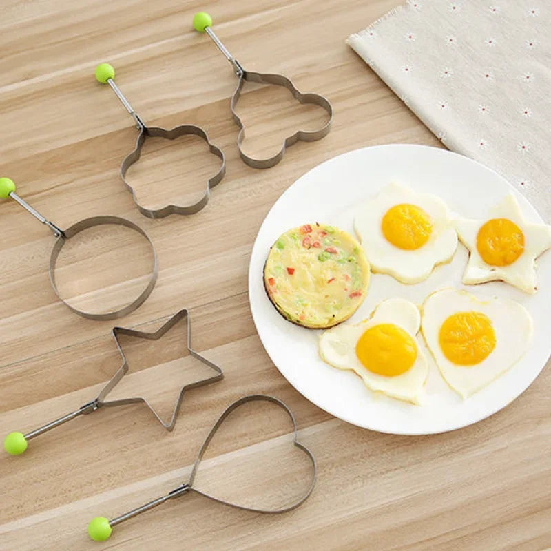 Stainless Steel 5Style Fried Egg Pancake Shaper