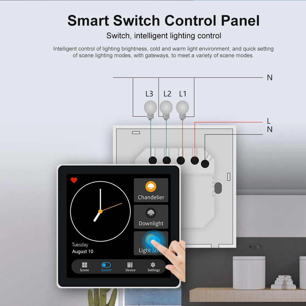 Smart Home Control Screen Panel