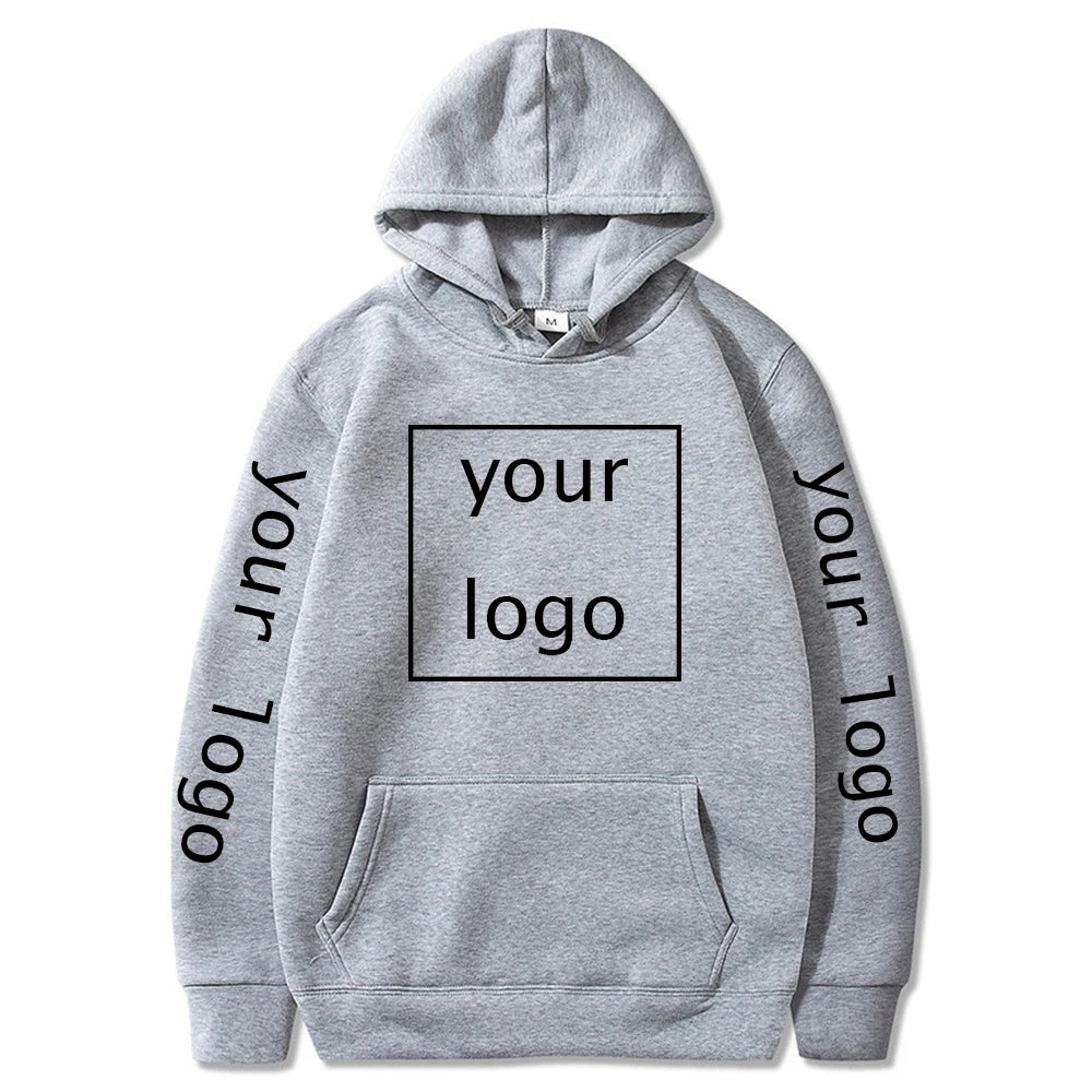 Personalized Custom Men Text DIY Hoodies