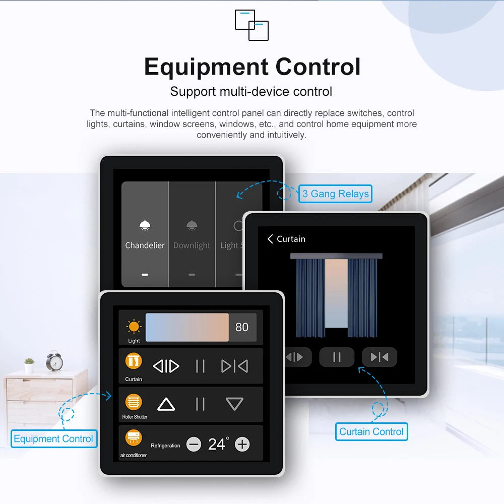 Smart Home Control Screen Panel