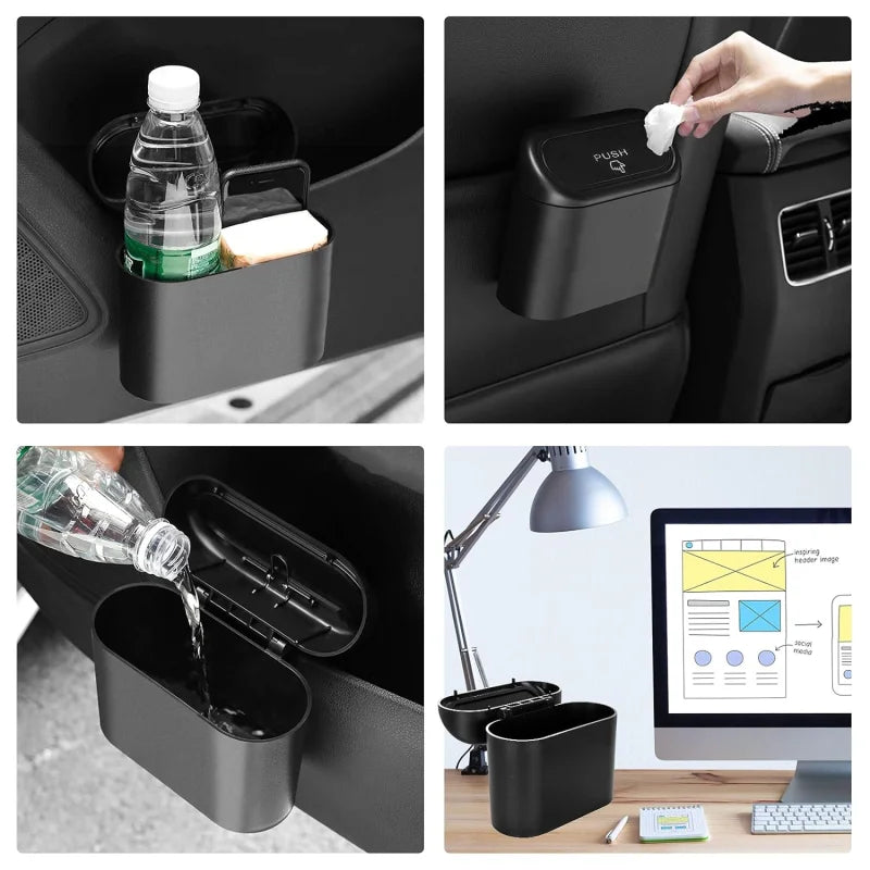 Mini Vehicle Trash Bin Garbage Dustbin