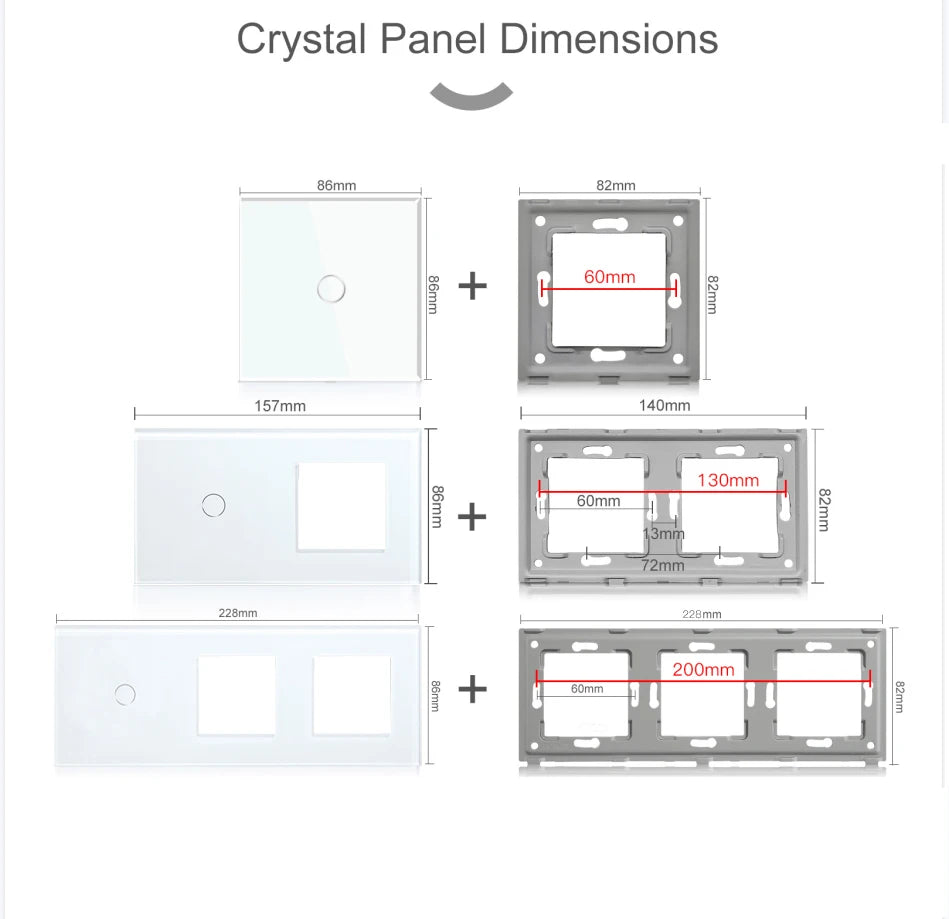 Wifi Touch Swithces Wall Light
