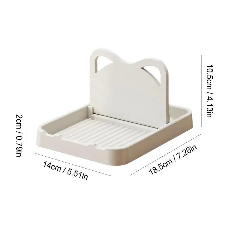Foldable Countertop Pot Lid Spoon Cookware Rack