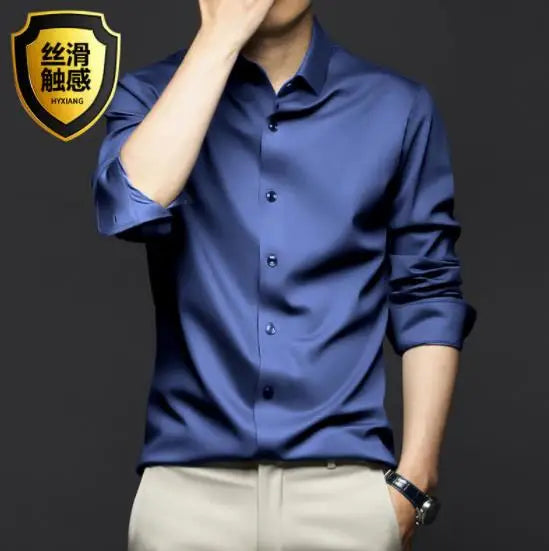 Luxurious Men's Long Sleeve Shirt