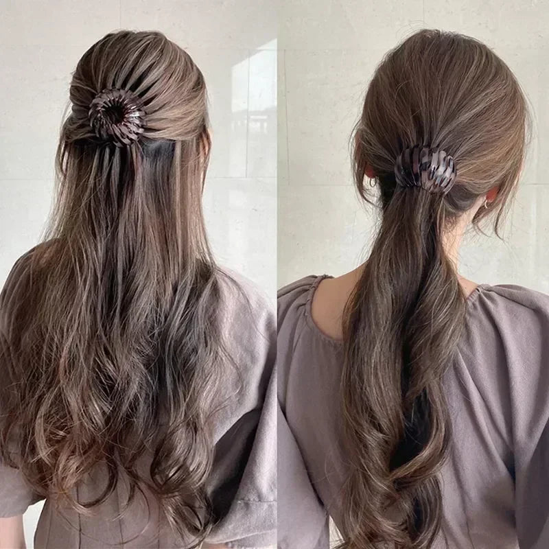 Ponytail Hair Rings Clips