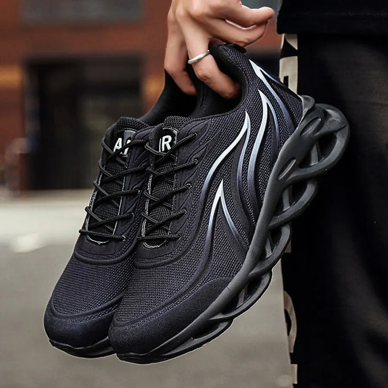 Men Flame Printed Sneakers