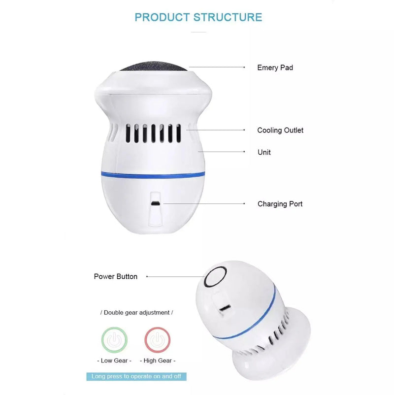 Electric Foot File Rupture Skin Trimmer Tools