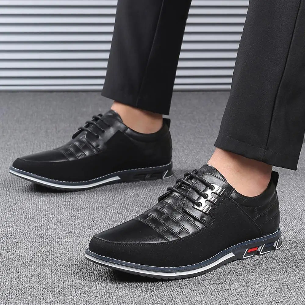 Breathable Business Lace-Up Men Shoes
