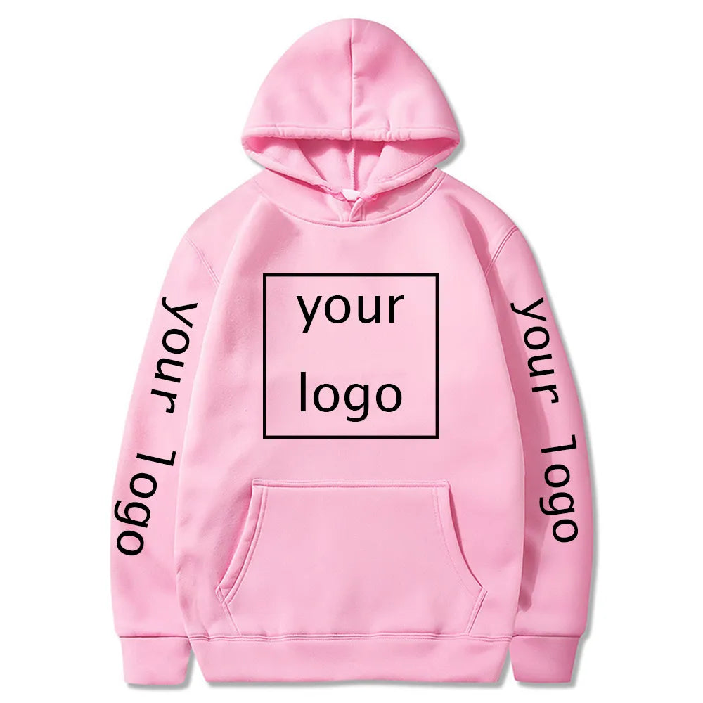 Personalized Custom Men Text DIY Hoodies