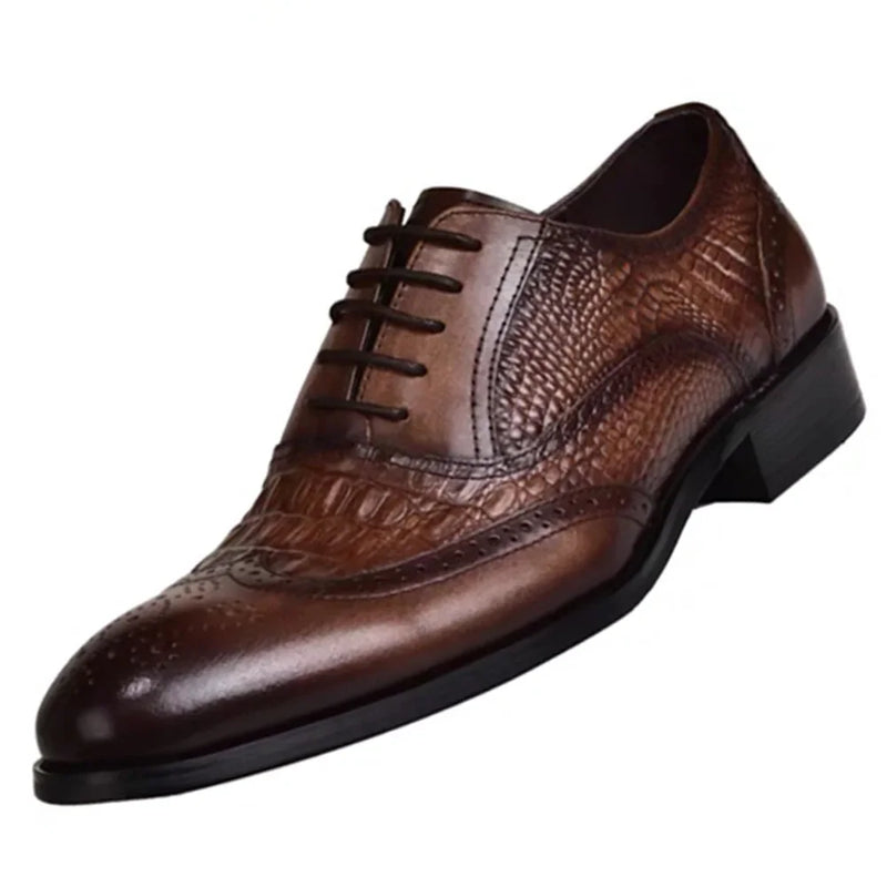 Men leather casual shoes