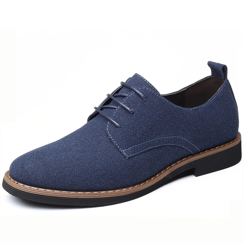 Mens Oxford Leather Comfortable Formal Shoes