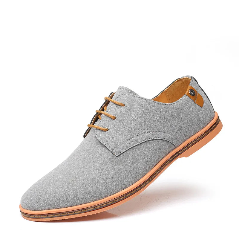 Mens Oxford Leather Comfortable Formal Shoes
