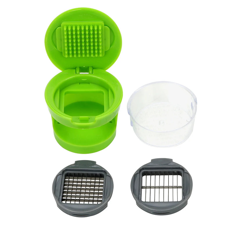 Multi-function Garlic Press Onion Chopper