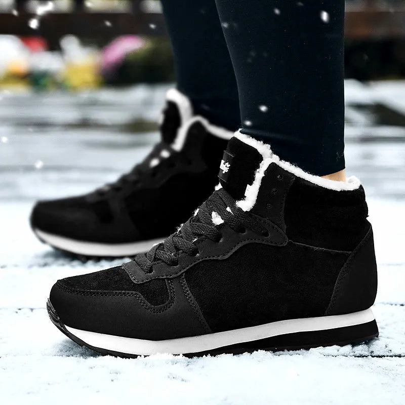 Men Lightweight Hight Top Leather Shoes