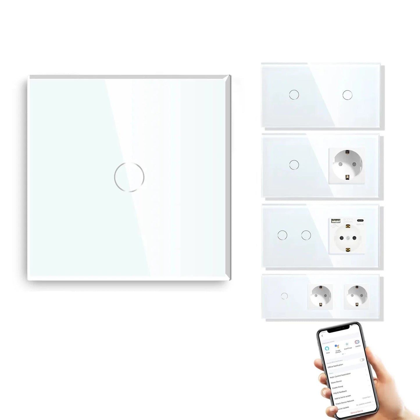 Wifi Touch Swithces Wall Light