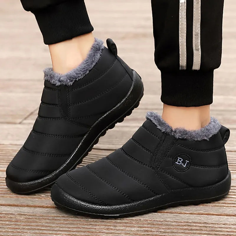 Men Waterproof Snow Boots