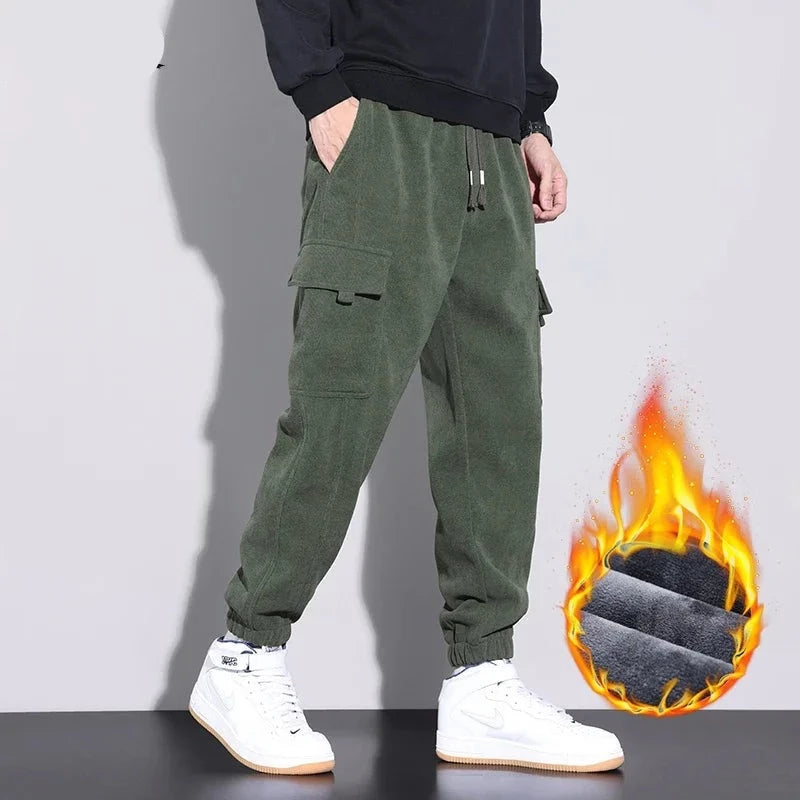 Winter Fleece Casual Pants for Men