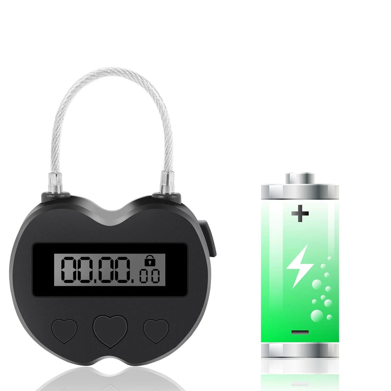 LCD Display Smart Timer Padlock