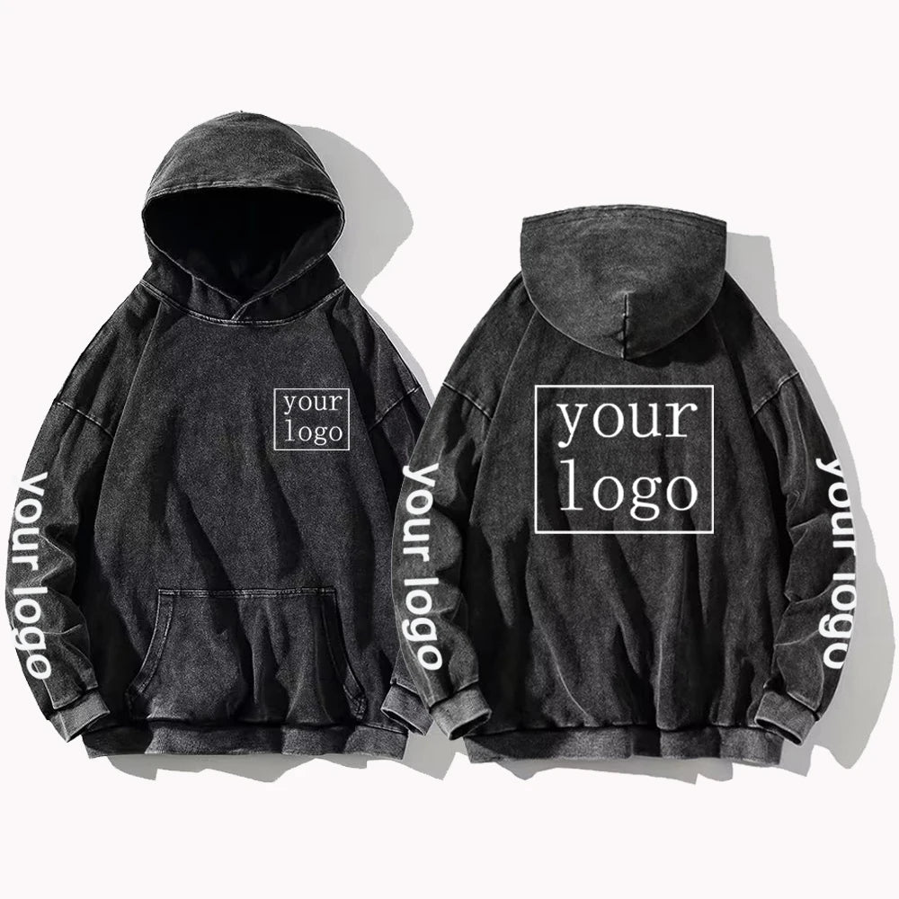 Personalized Custom Men Text DIY Hoodies
