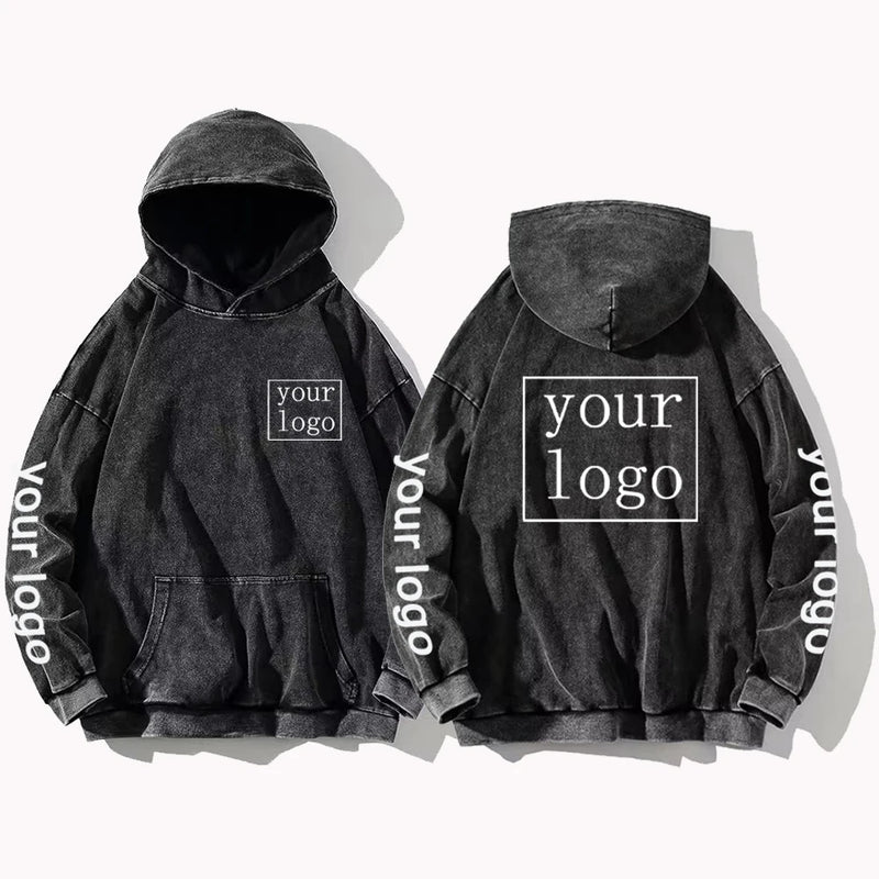 Personalized Custom Men Text DIY Hoodies