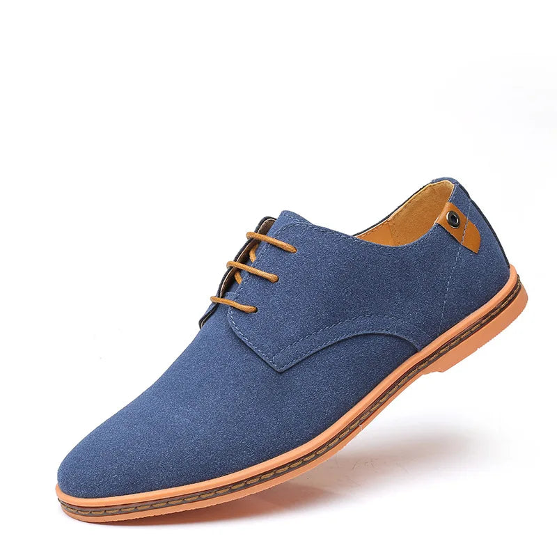 Mens Oxford Leather Comfortable Formal Shoes