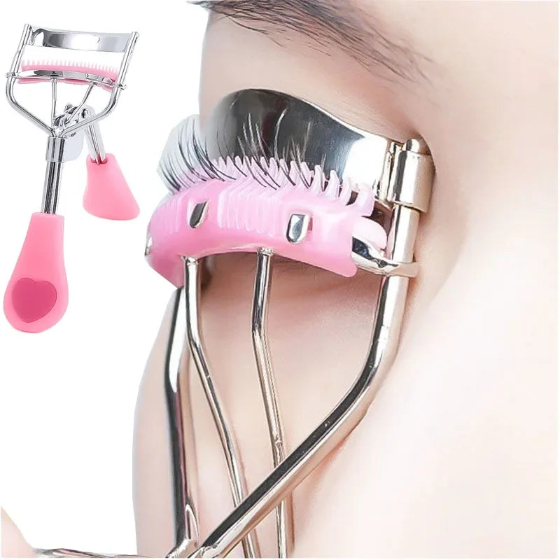 Stainless Steel Eyelash Curler with Comb
