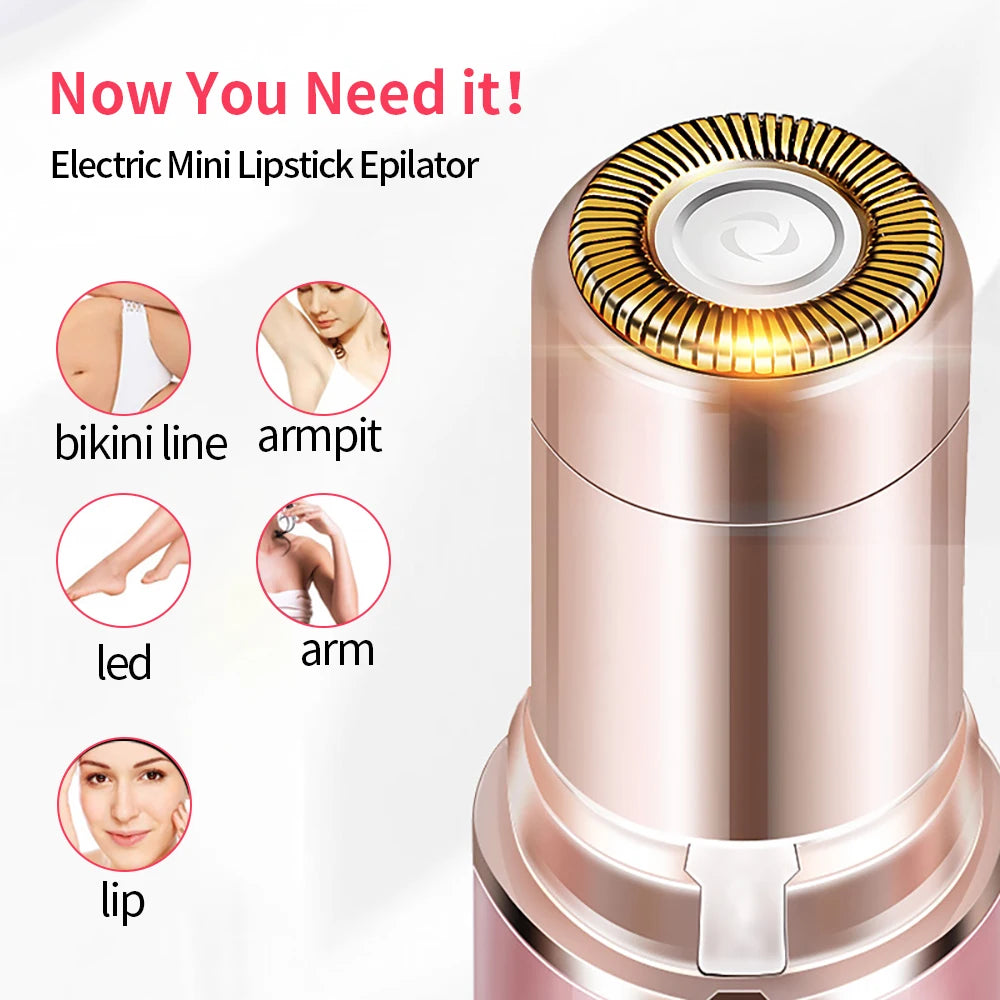 USB Rechargeable Electric Hair Removal Lipstic