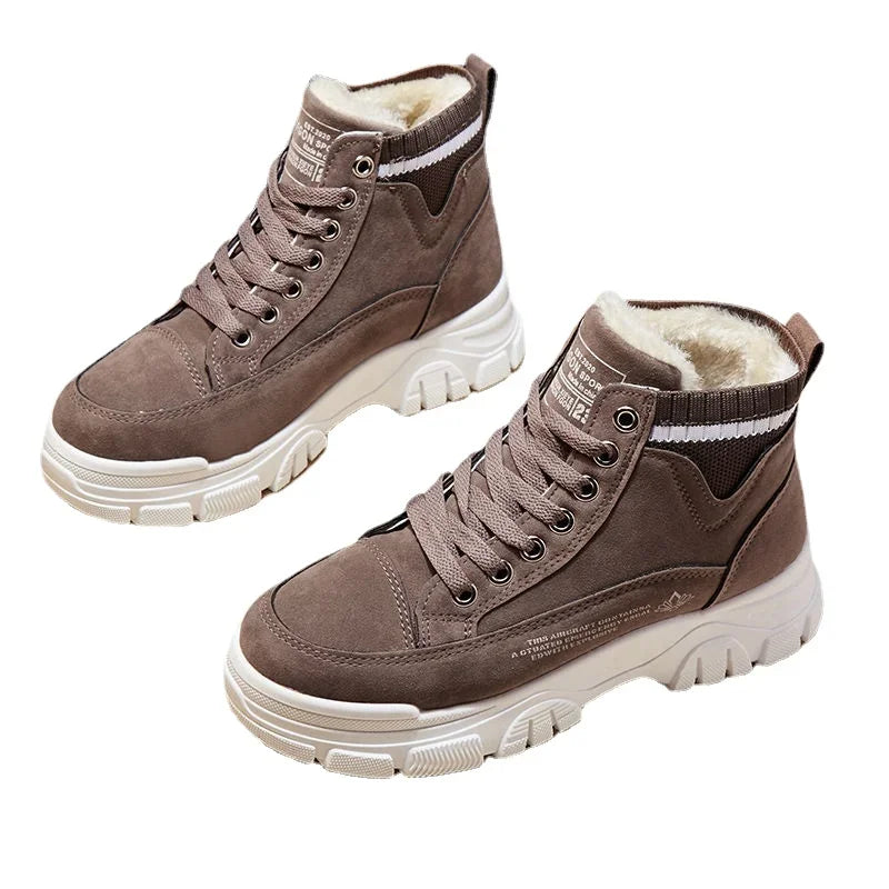 Winter Female Slip On Flat Casual Shoes