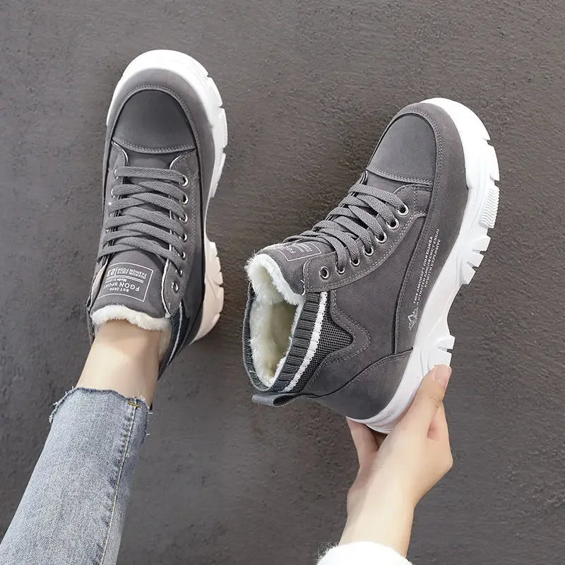 Winter Female Slip On Flat Casual Shoes