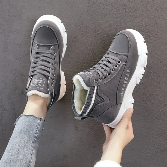 Winter Female Slip On Flat Casual Shoes