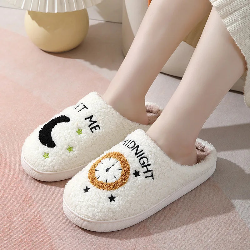Women Cute Fluffy Soft Bedroom Ladies Shoes