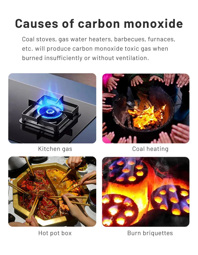 Smart WIFI CO Smoke Detector