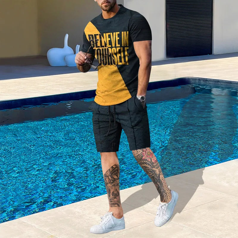 Summer Fashion Men's Suit