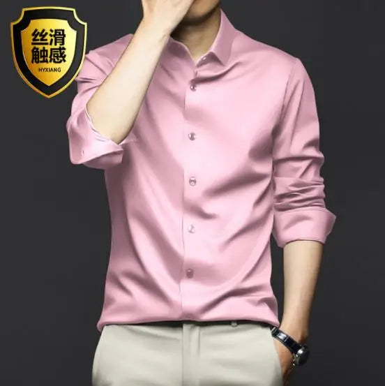 Luxurious Men's Long Sleeve Shirt