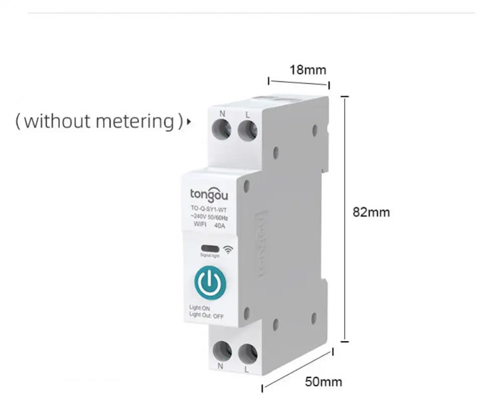 Din Rail Switch Relay Smart Circuit Breaker