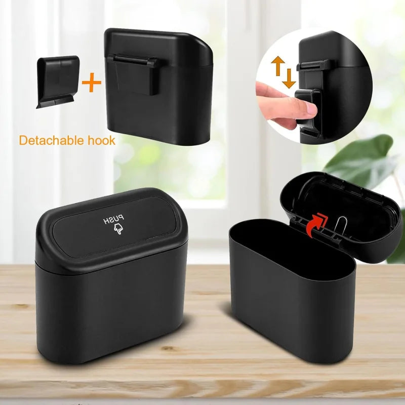 Mini Vehicle Trash Bin Garbage Dustbin